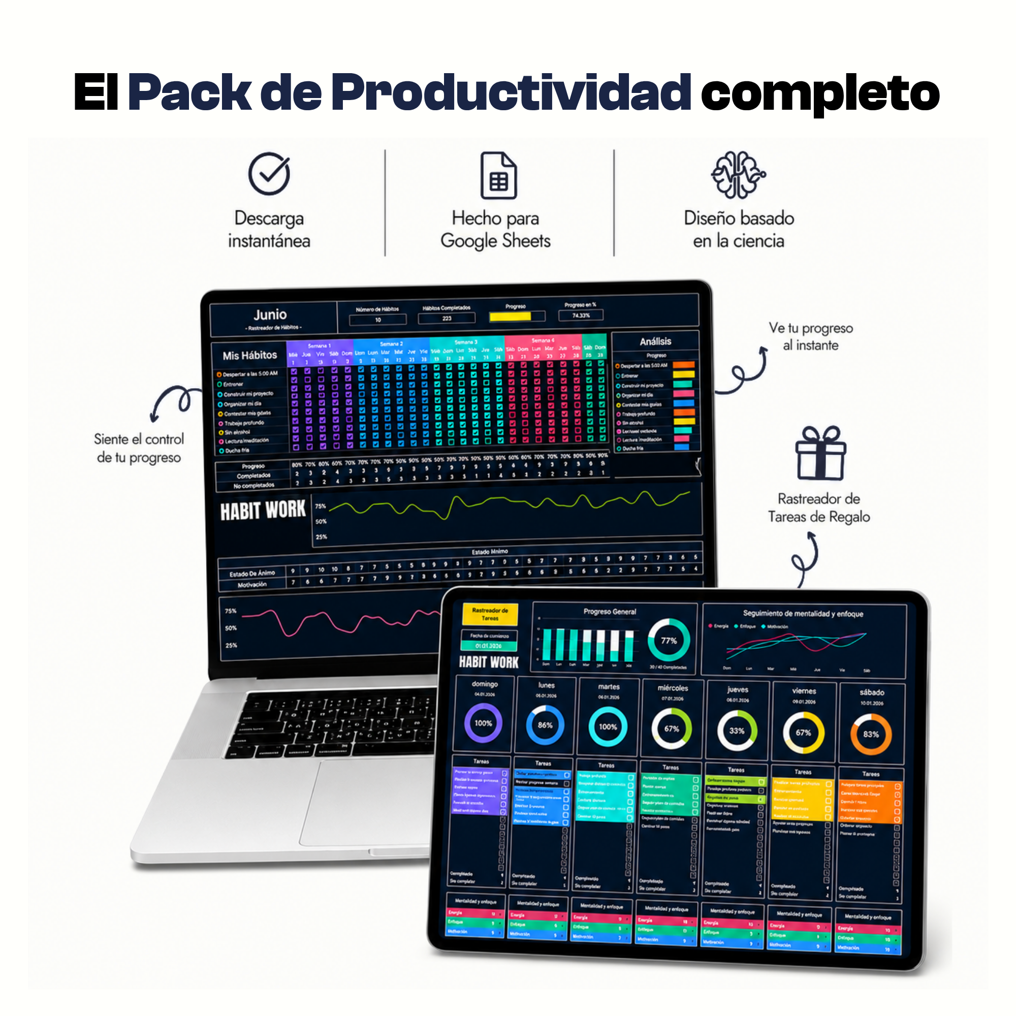 Rastreador de Hábitos Para Google Spreadsheets